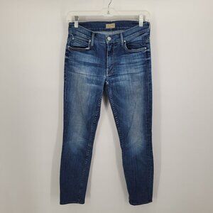 Mother Denim Womens 26 the muse Ankle China Blossom medium wash women skinny